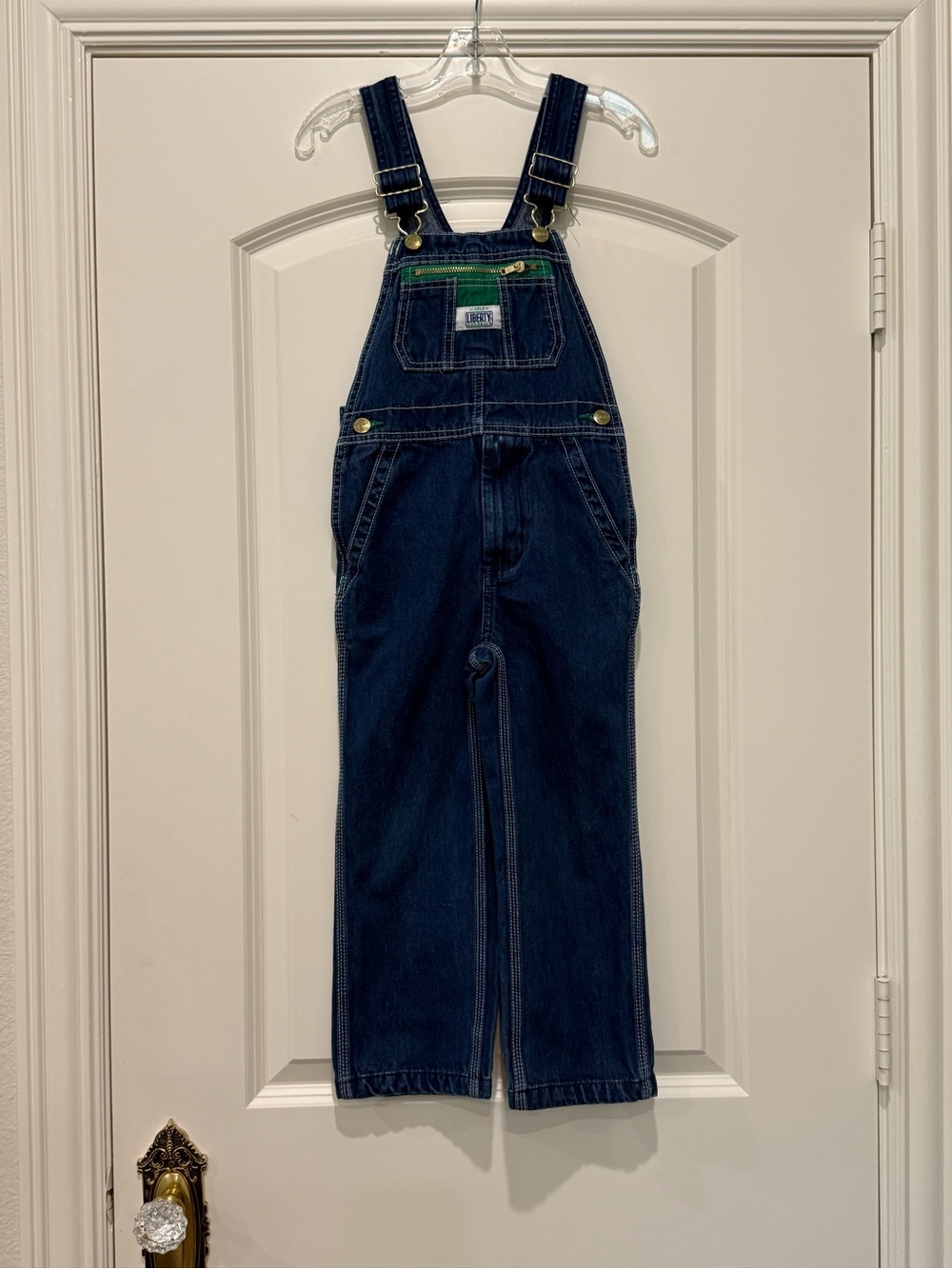 Kids Liberty Blue Jean Overalls Size 6